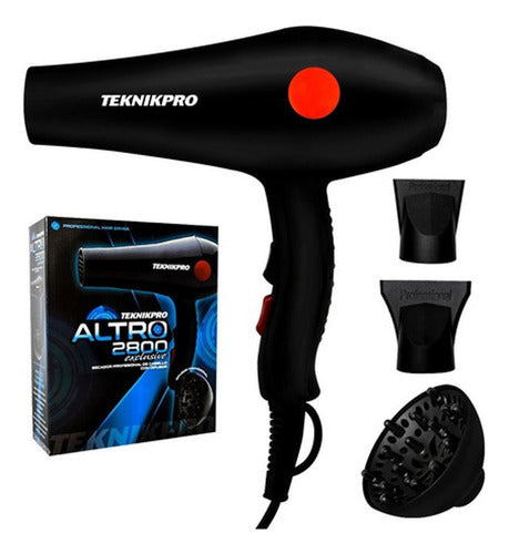 Wahl 18-Piece Home Cut Hair Clipper + Altro Teknikpro Hair Dryer Combo 2