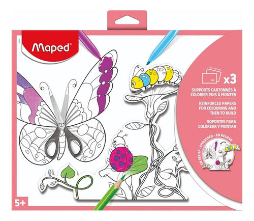 Maped Kit 831226 Coloreo Creativ Efecto 3D 1