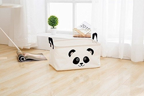 Songsongstore Square Natural Linen Y Cotton Fabric Storage B 3