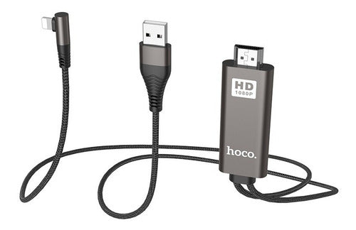 Hoco Cable Lightning to HDMI 2 Meters UA14 0