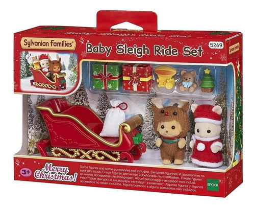 Sylvanian Families Set Trineo Baby Sleigh Ride + Accesorios 0