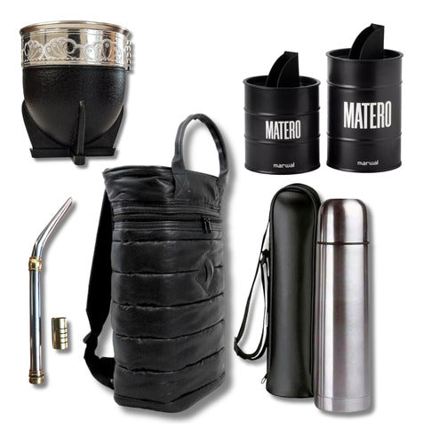 Premium Mate Set with Waterproof Bag, Imperial Mate, 1 Liter Thermos, and Accessories 0