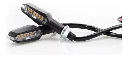 Giros Guiño Para Moto X2 Led Doble 12v. 1