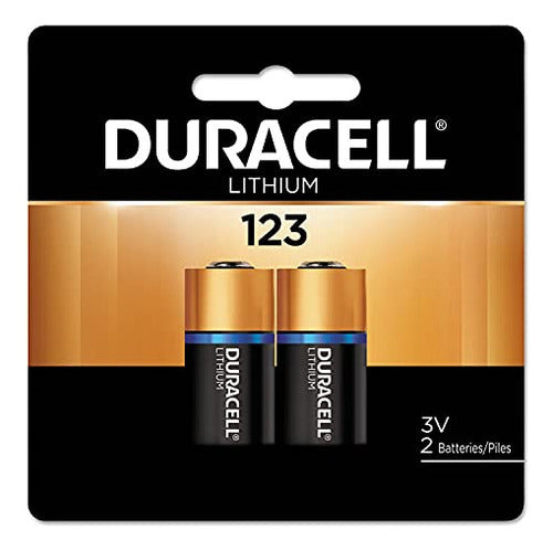 Duracell Ultra High Power Lithium Battery, 123, 3V, 2/Pack 0