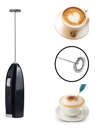 Milk Frother for Cappuccino with Soft Touch Handle 1