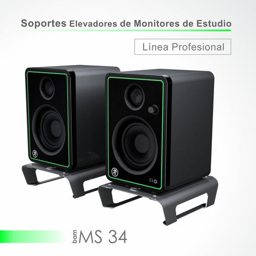 BAM PRODUCTOS Soporte Para Parlantes Bam Ms-34, Acero, 50 Kg 1