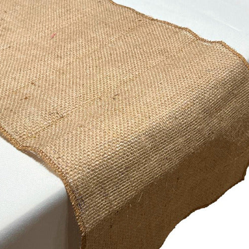 Pack of 4 Burlap Table Runners 2.50x0.30 - Eco-Friendly Jute Fabric 2