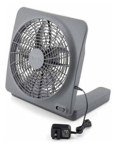 O2Cool New 10-Inch Battery Fan, Graphite, P. 1