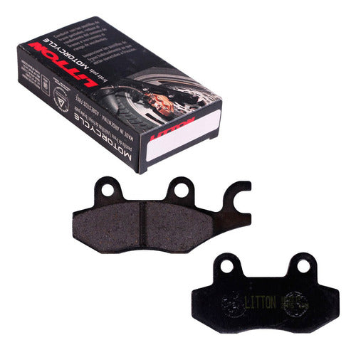 Litton Brake Front Brake Pads for Zanella RX 150 200 Next 0