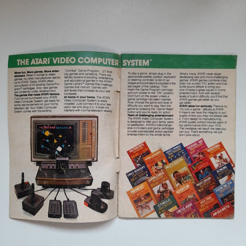 The Atari Catalog Video Computer System Ingles 1