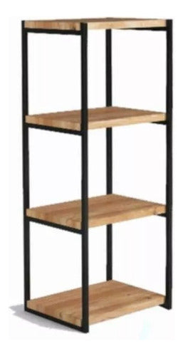 Puro Campo Industrial-Style Bookshelf 90 X 80 X 25 0