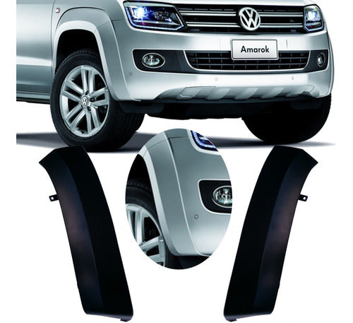 Fender Moldura Amarok Paragolpe Delantero Para Pintar Derech 0