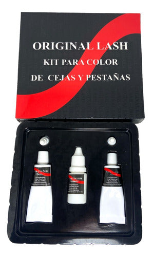 LASH ORIGINAL Kit Tinte De Pestañas Y Cejas Lash Color Para 100 Servicios 0