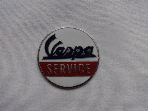 Escudo Servizio Vespa Piaggio Motoneta No Siambretta Manual 0