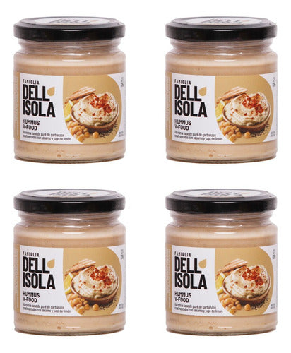 Pack X 4 Hummus Dell Isola 175 G 0