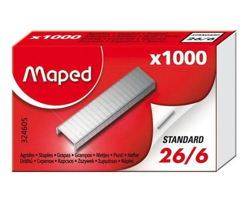 Maped Staples for Stapler 26/6 x 1000 Units x 10 Boxes 0