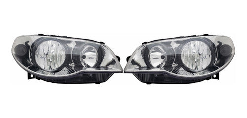 Fiat Siena Headlight Set 2008 2009 2010 2011 Fc An 0