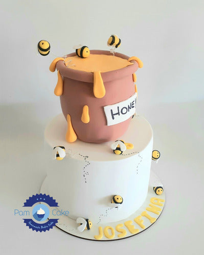 Pamcake Torta Artesanal Cumpleaños Abeja Miel Bee Abejas 1