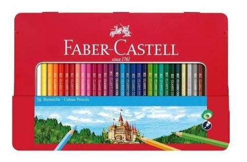 Faber Castell 36 Colors in Tin - Mosca 0