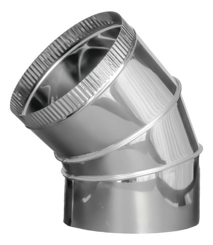 Codo A 45° De 10 Pulgadas (250mm) Acero Inox. 430 Eko Varmo 0