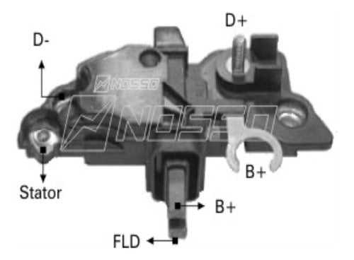 Nosso Voltage Regulator 24V Universal for Trucks and Industrial Equipment 1