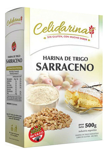 Celidarina Harina De Trigo Sarraceno 5 Und X 500 Gr Sin Tacc - Kosher 0