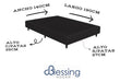 Blessing Base Sommier 2 Plazas Tapizado Eco-Cuero 140x190cm Reforzado 2