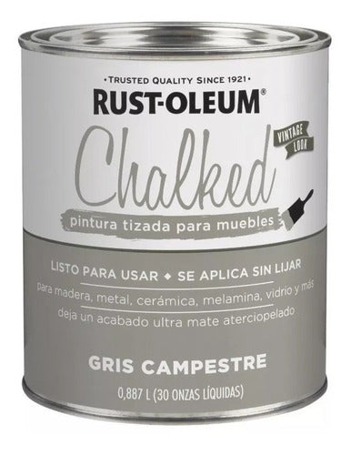 Rust-Oleum Chalked Paint Linen White x 0.887L - Kromacolor 30