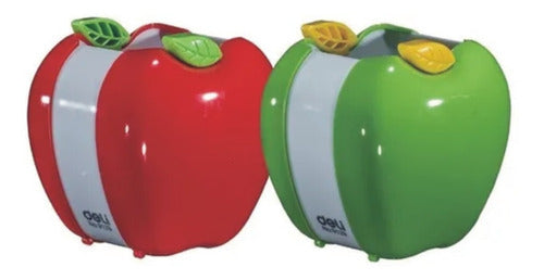 Deli Pencil Holder Apple Red or Green 1