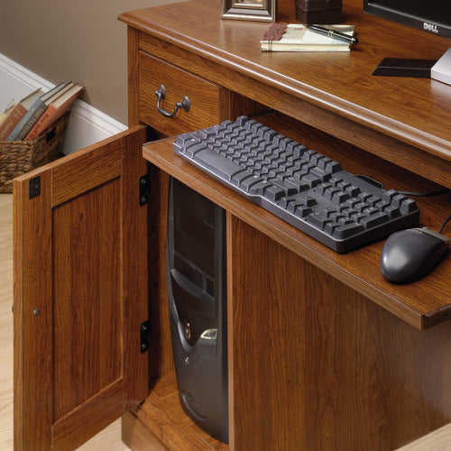 Sauder Camden County Computer Desk with Hutch 2