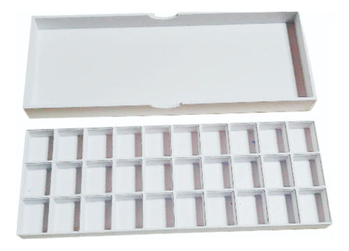 3DelParque Watercolor Box for 30 Half-Pans (Pans Not Included) 0