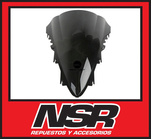 Wind Limit Double Bubble Windscreen Yamaha R1 Fz 1000 Black Polycarbonate Nsr 4