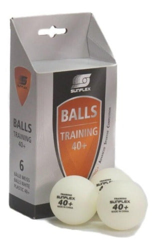 Sunflex Ping Pong Balls X 6 - Training Model 1