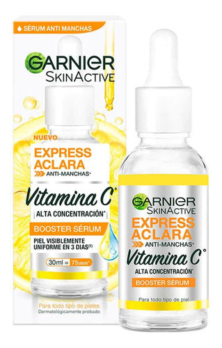 Garnier Skinactive Booster Serum Express Aclara Nuevo 0