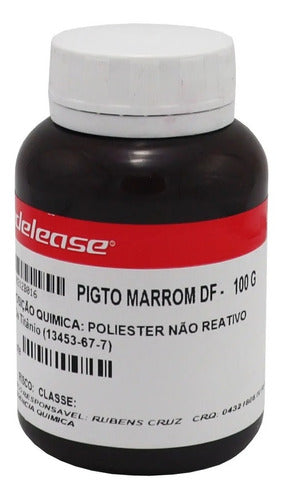 Pigmento Marrom De Fácil Mistura E Homogeneização 100g 0