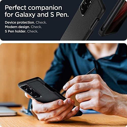 Spigen Liquid Air P Galaxy S21 Ultra Case - Matte Black 5