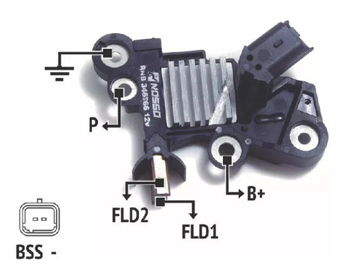 Bosch Voltage Regulator Alternator RNB 346066 0