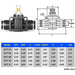 Tailonz Pneumatic Air Flow Control Valve Straight 4mm Diameter 1