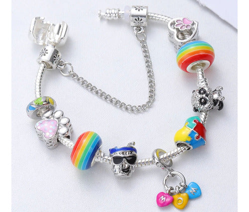 Los Colgantes de Sofia Skulls Bear Bracelet 1