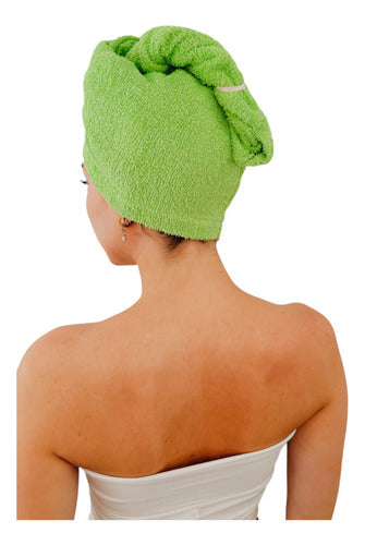 Franco Valente Turban Towel Bath Shower Hair Cap 2