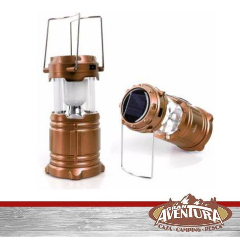 Gran Aventura Rechargeable Camping Lantern, Bronze Color 1