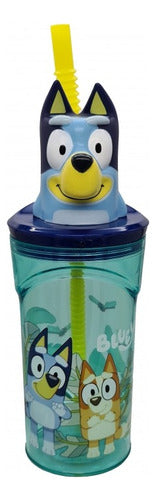 3D Characters Acrylic Cup with Straw 360ml by Stor Magic4ever 30