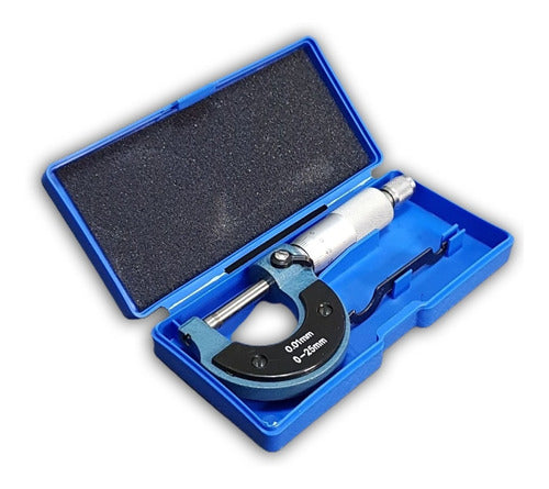 Professional Mechanical Outside Micrometer 0-25mm with Case 5