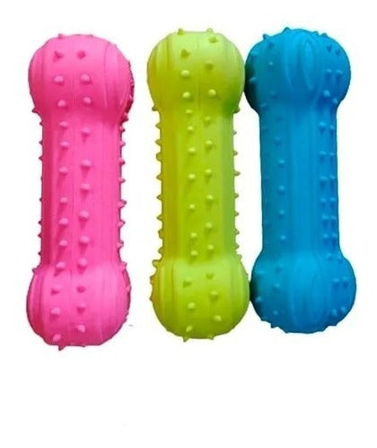 Oasis Dog Chew Bone with Squeak - Various Fluorescent Colors 1