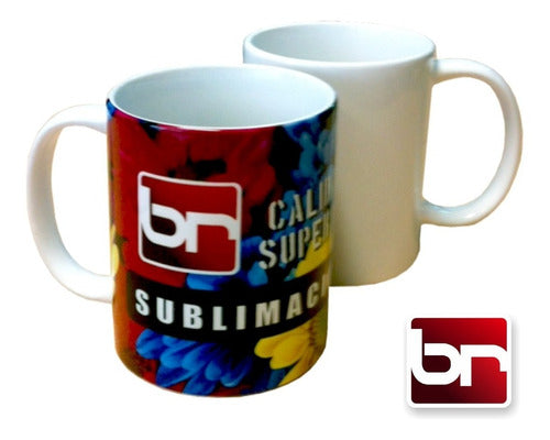 Taza Para Sublimar,sublimación, Sublimable.(10 Unidades) 1