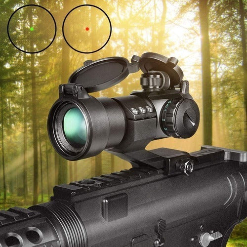 Mira Telescopica Tactica Red Dot Rojo/verde  Caza Rifles Air 3