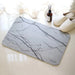 MAS Accesorios Absorbent Bath Mat - 60x40 cm Marble Finish 7