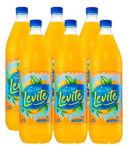 Levite Flavored Water Orange 1.5L Pack of 6 Units 0