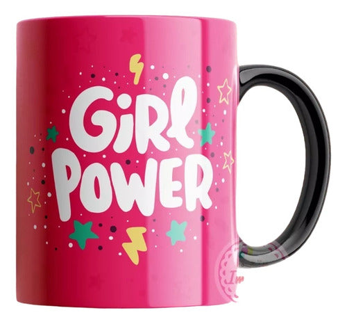 Imprimi Kits Plantillas Tazas Girl Power Dia De La Mujer Madre Feminismo 0