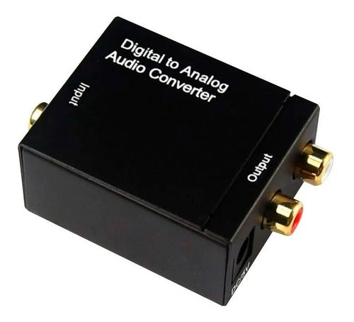 Digital to RCA Analog Audio Converter - Optical Toslink to Analog 0